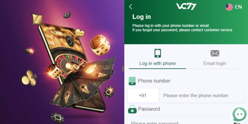 Please complete the basic VC77 login information